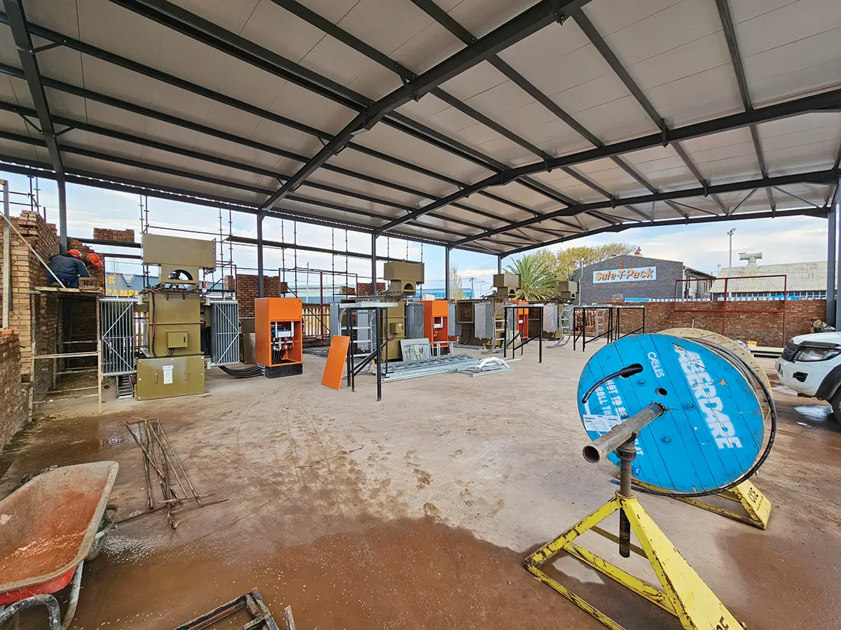 Installations of HT or LT electrical equipment